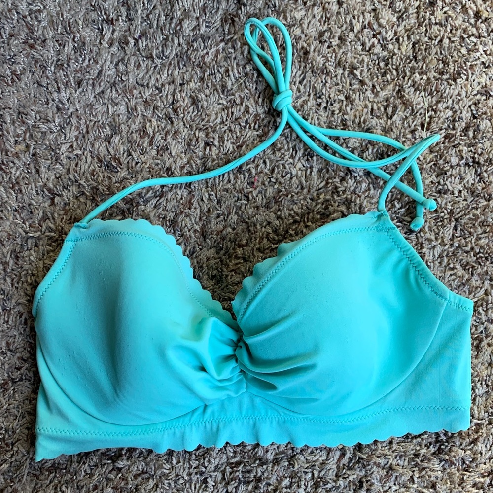 Victoria’s Secret teal bathing suit top 34C